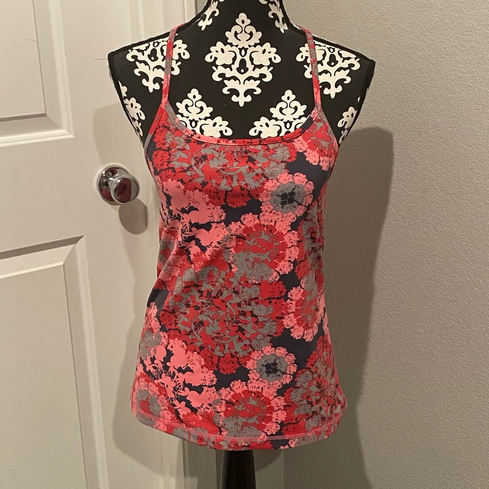 Zella floral work out tank top